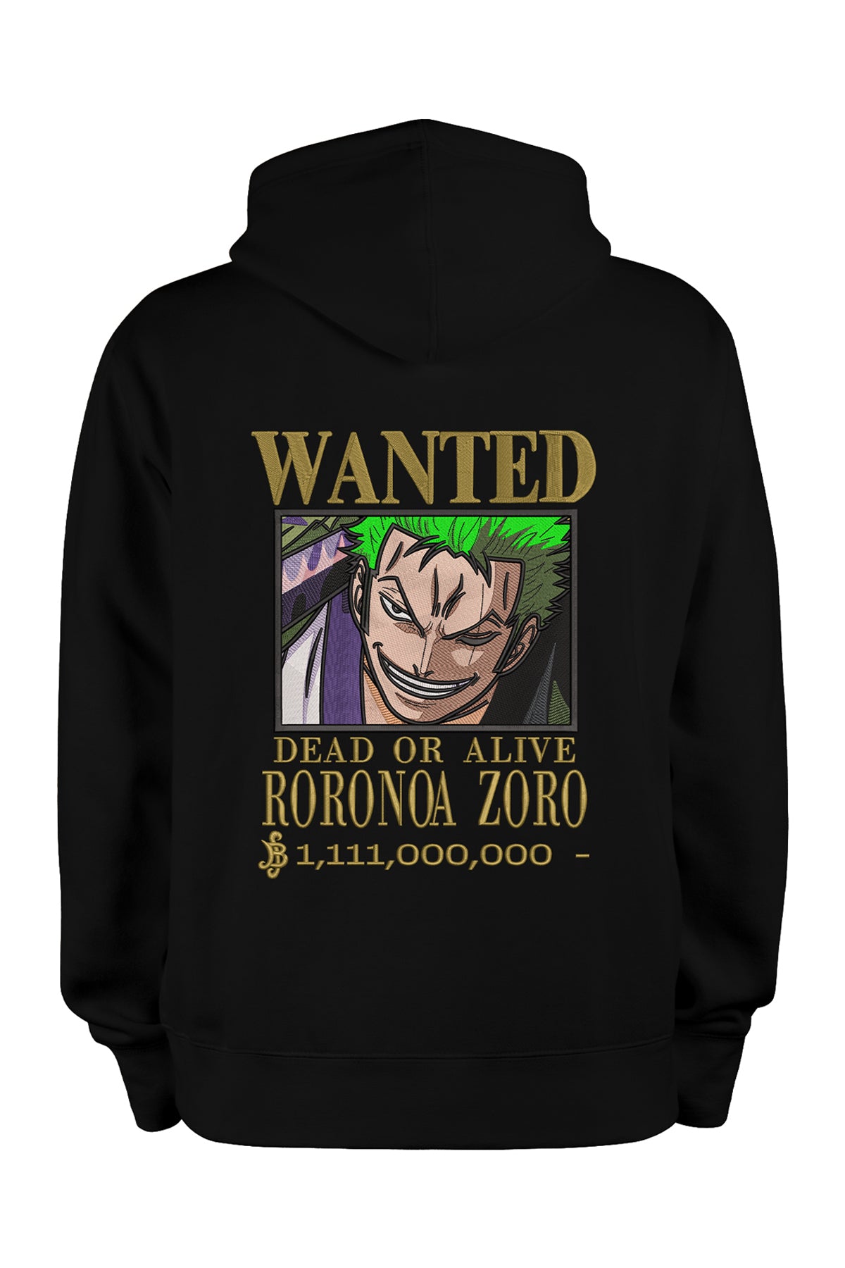 Zoro Wanted Hoodie