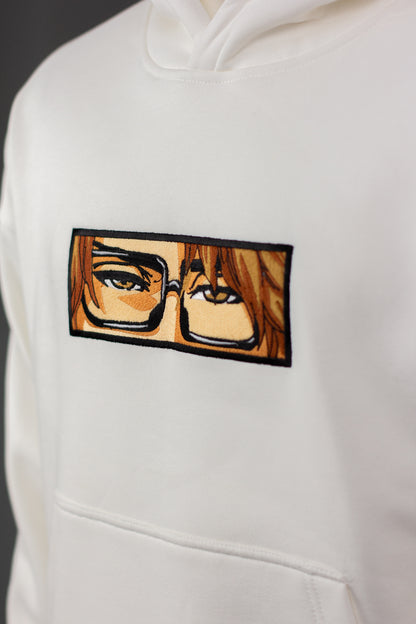 Aizen Sosuke Embroidered Hoodie Sweatshirt