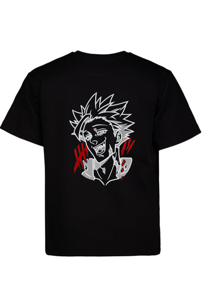 Sin Of Greed Ban T-shirt Front And Back