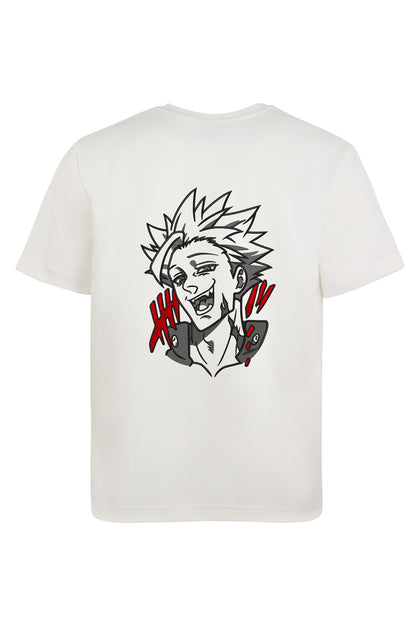 Sin Of Greed Ban T-shirt Front And Back